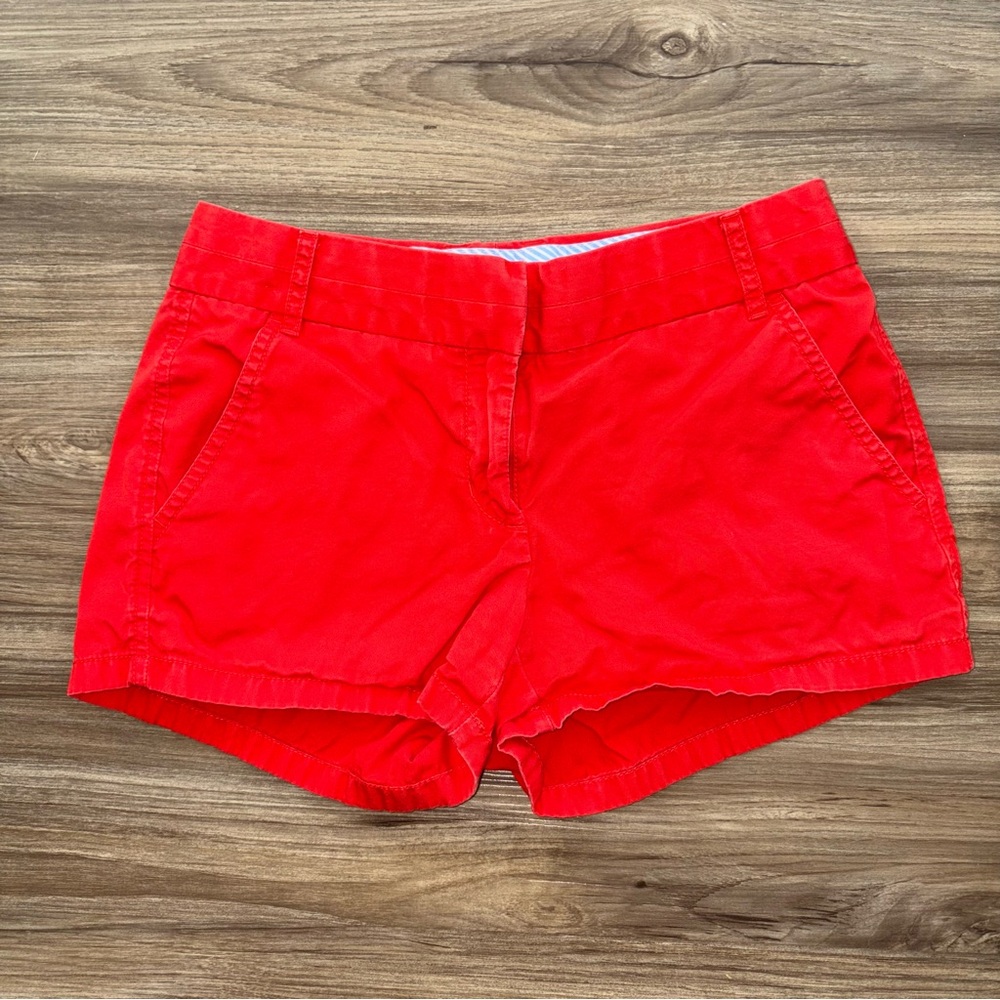 J.Crew Red Chino Shorts | Smart Casual Staple